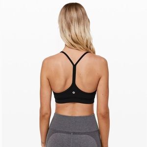 Blue Lulu Lemon Flow Y Nulu Bra size small